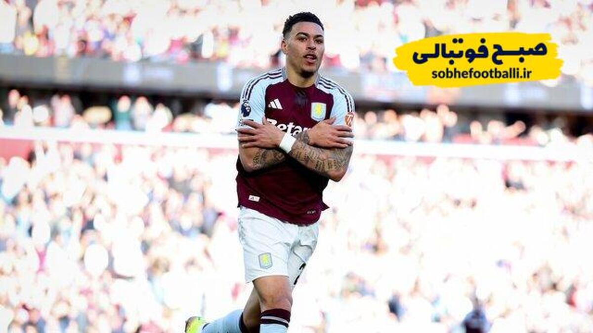 تصویر خبر مورگان راجرز با دبل مقابل یونایتد، استون ویلا را به ۱۰ برد پیاپی رساند