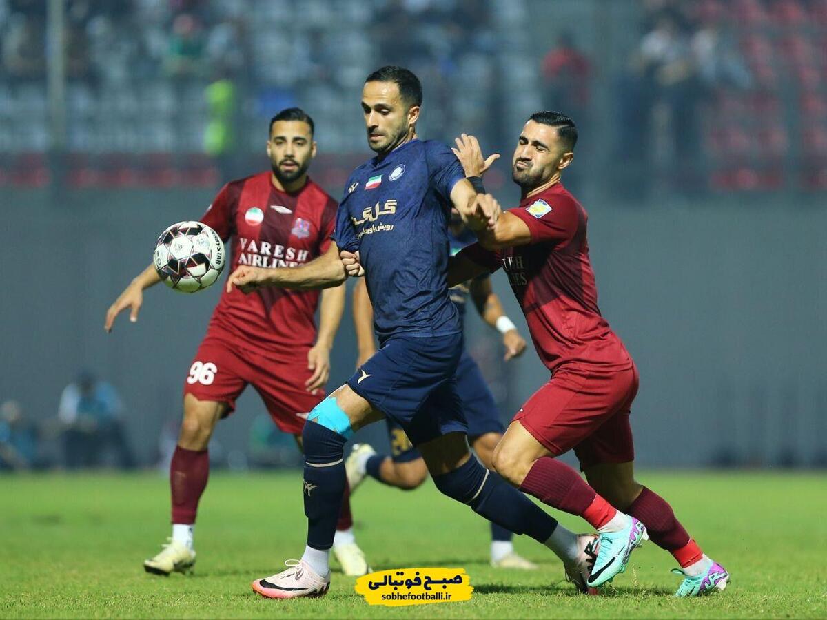 تصویر خبر تساوی بدون گل نساجی و گل&zwnj;گهر در دیدار تدارکاتی