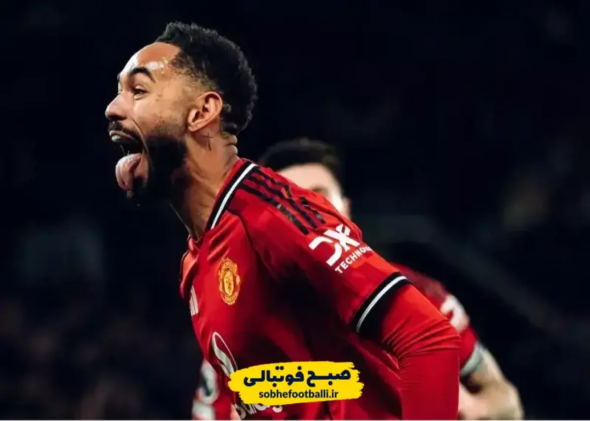 خلاصه بازی منچستر یونایتد 3 - فولام ۲ هفته ۲۴ لیگ برتر انگلیس