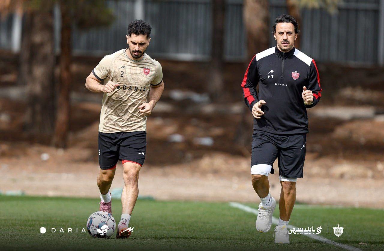 امید عالیشاه دوباره پا به توپ شد؛ کاپیتان پرسپولیس در مسیر بازگشت