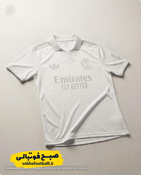 طرح پیراهن ویژه ۱۲۵ سالگی رئال مادرید لو رفت؛ بازگشتی به گذشته پرافتخار