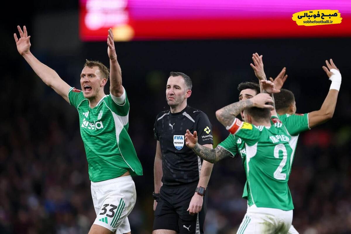 تصویر خبر زلزله داوری در انگلیس؛ محرومیت کاوانا پس از شب پرحاشیه ویلا&ndash;نیوکاسل