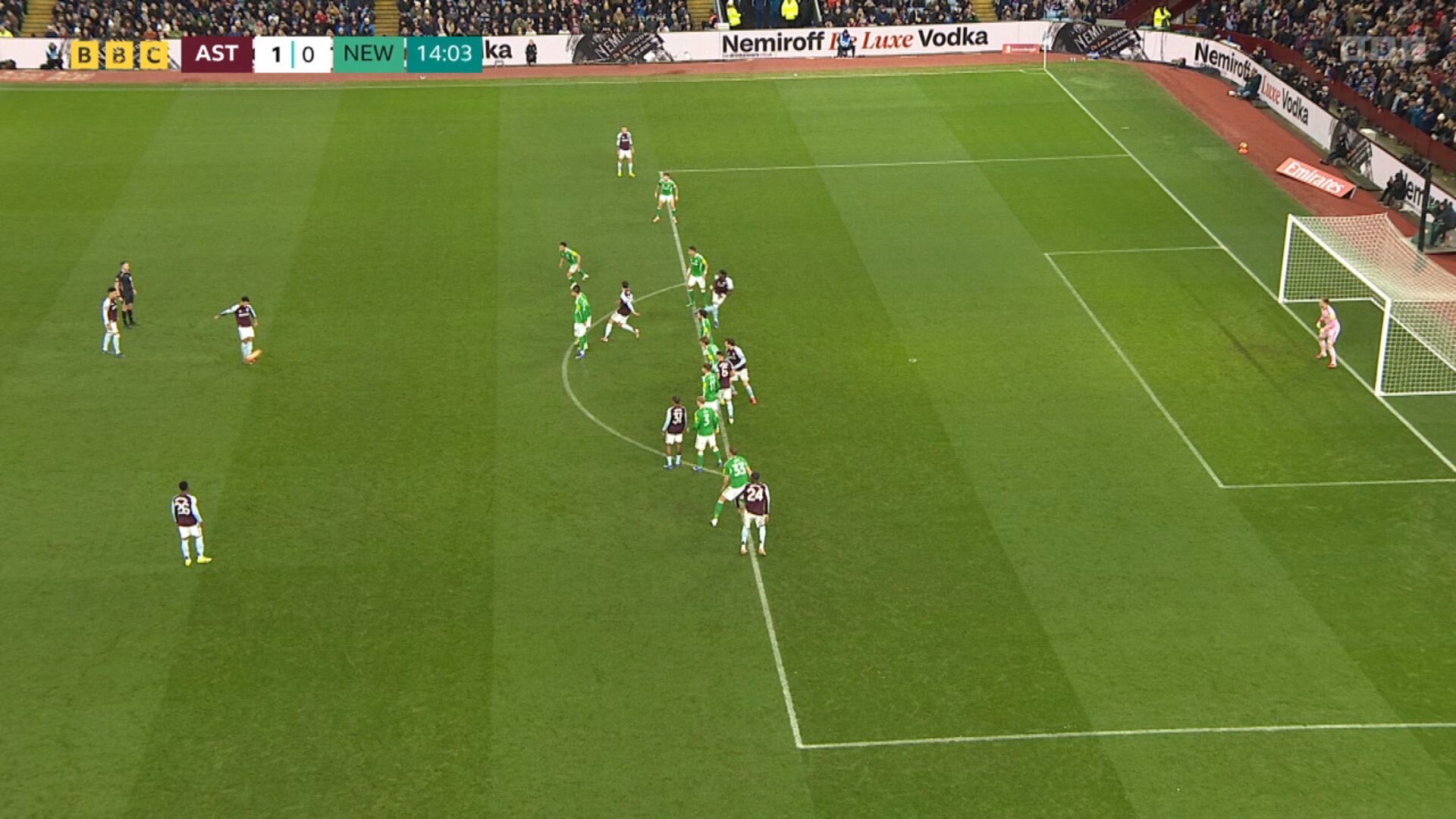 گل آفساید استون ویلا گل آفساید استون ویلا