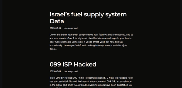 هکر‌ها هم اسرائیل را ادب کردند