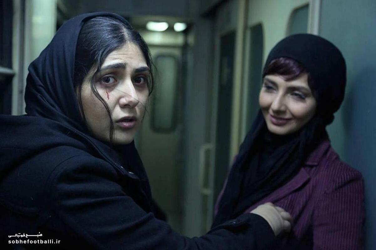 پشت صحنه یکی از فیلم های باران کوثری در حال کری‌خوانی برای پرسپولیسی‌ها!