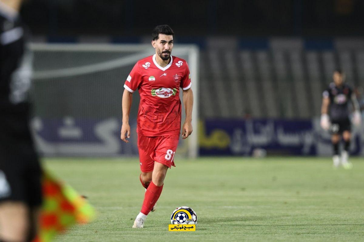 تداوم غیبت رضا شکاری در تمرینات پرسپولیس به‌دلیل درد کمر