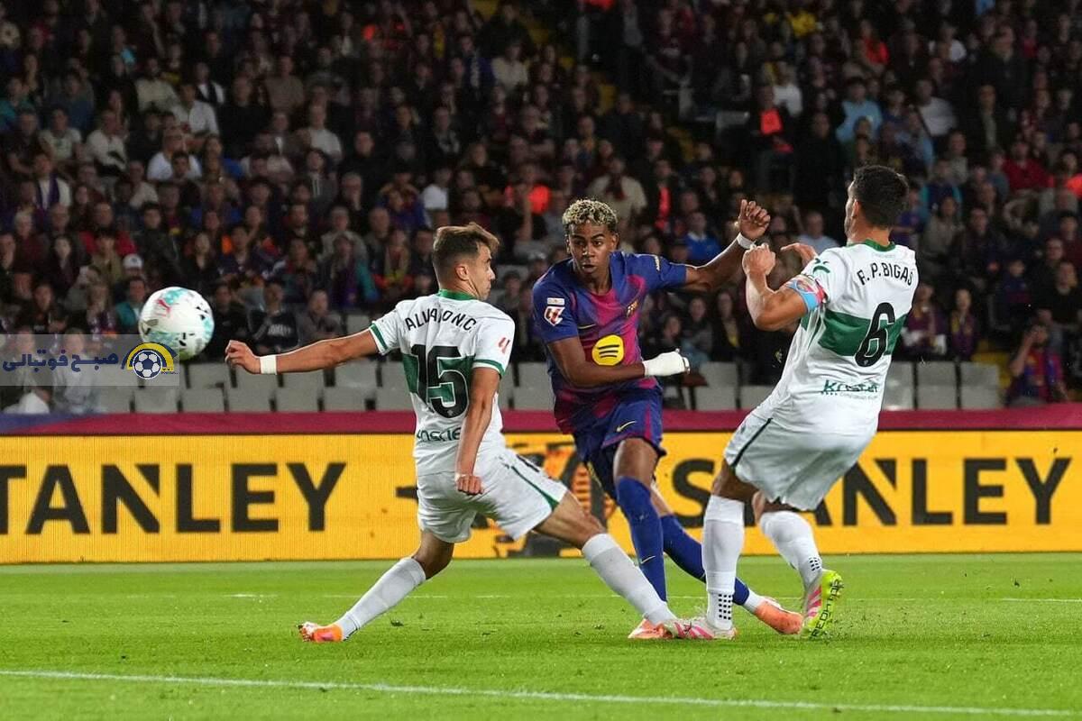 تصویر خبر بارسلونا و دیگر «هیچ»؛ شادی گل معنادار یامال پس از گشودن دروازه الچه