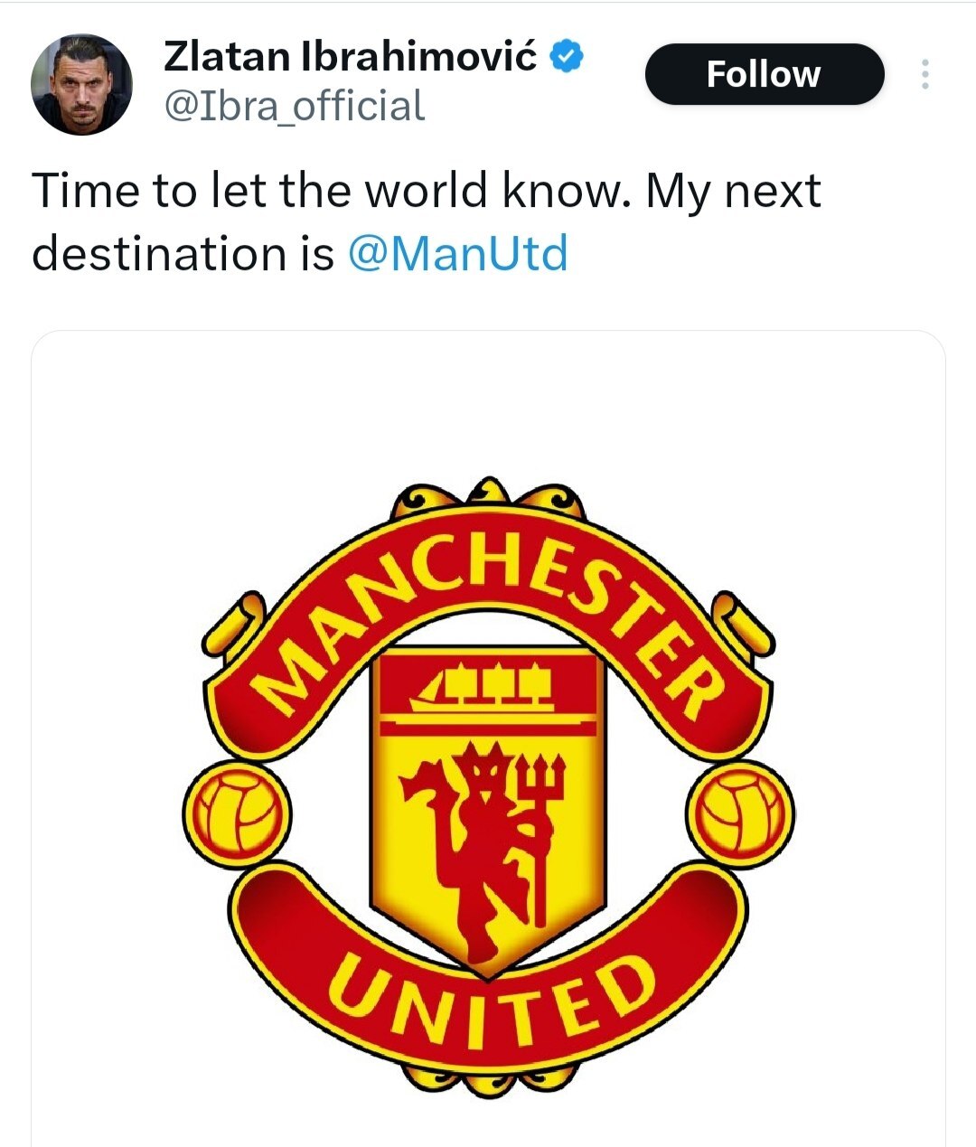 بازگشت به روز‌هایی که رومانویی نبود؛ اعلام انتقال زلاتان فقط با یک جمله تاریخی