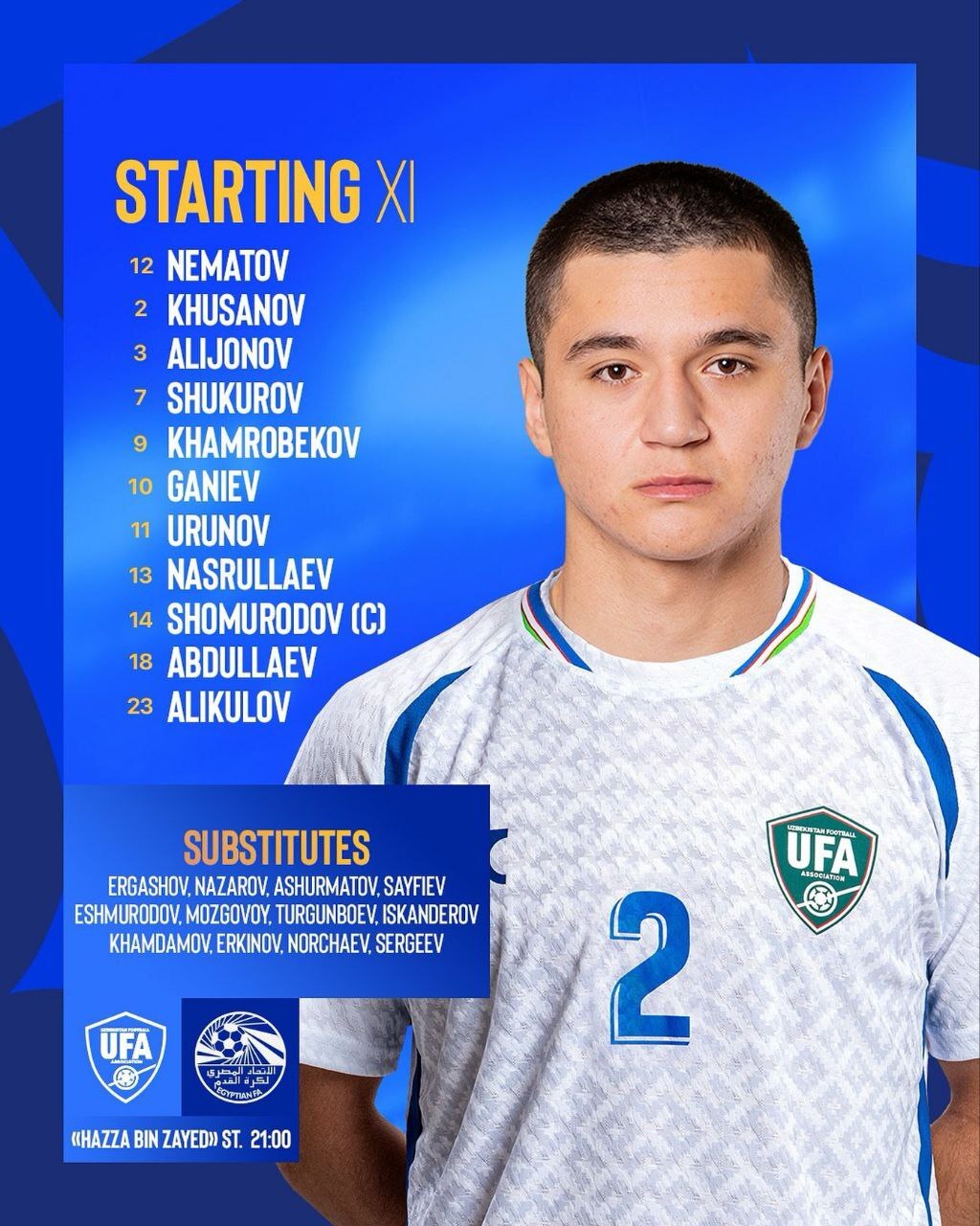 ترکیب تیم ملی مصر