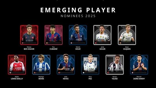 نامزد‌های بهترین بازیکن جوان ۲۰۲۵ از نگاه گلوب ساکر؛ آینده فوتبال در دستان ستاره های نوظهور