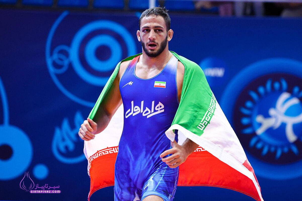 تصویر خبر فیلم کامل کشتی امیرعلی آذر پیرا | صعود مقتدرانه آذرپیرا به نیمه نهایی