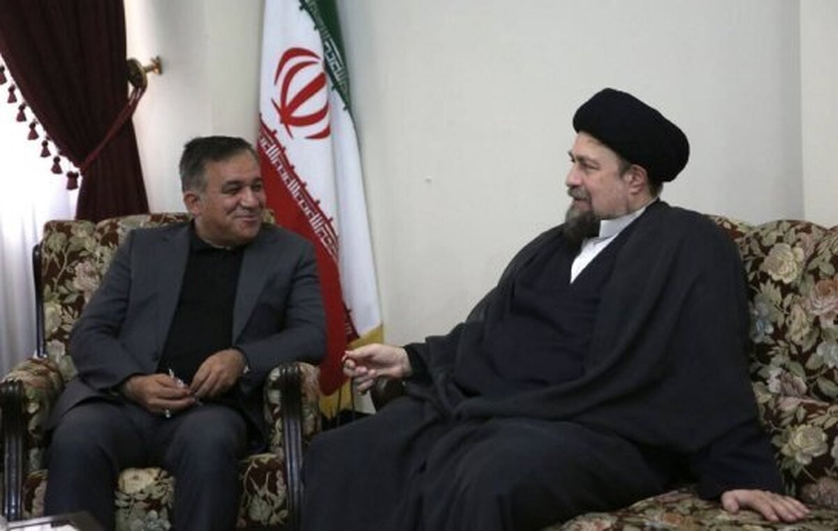 تاجرنیا به دیدار سیدحسن خمینی رفت