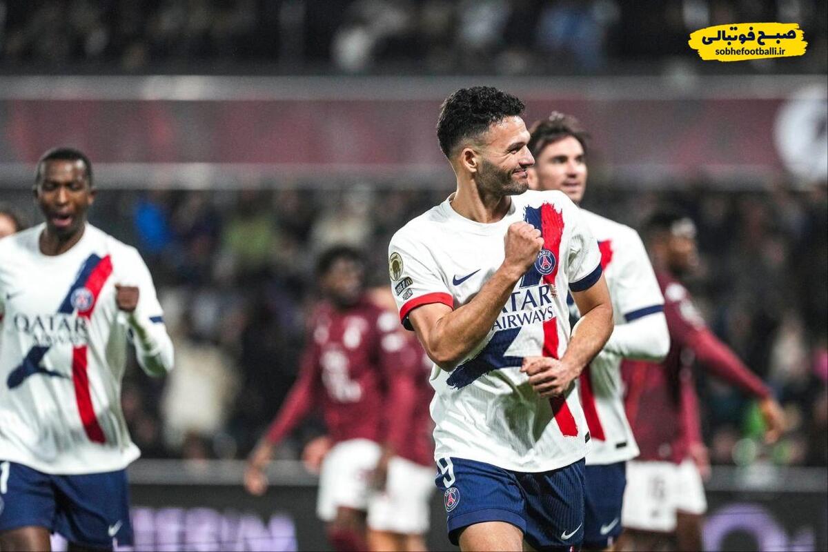 خلاصه بازی / پاری‌سن‌ژرمن ۳–۲ متز: شکست دراماتیک میزبان و صعود موقت به صدر