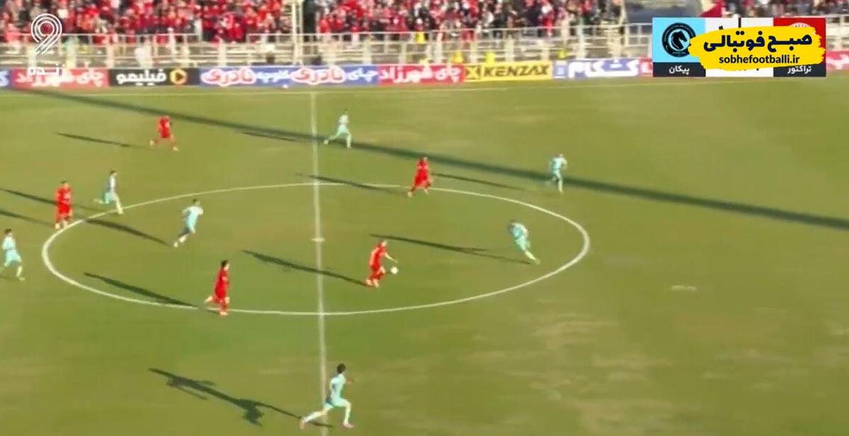 تصویر خبر ویدیو| شروع طوفانی تراکتور/ گل اول توسط حسین‌زاده