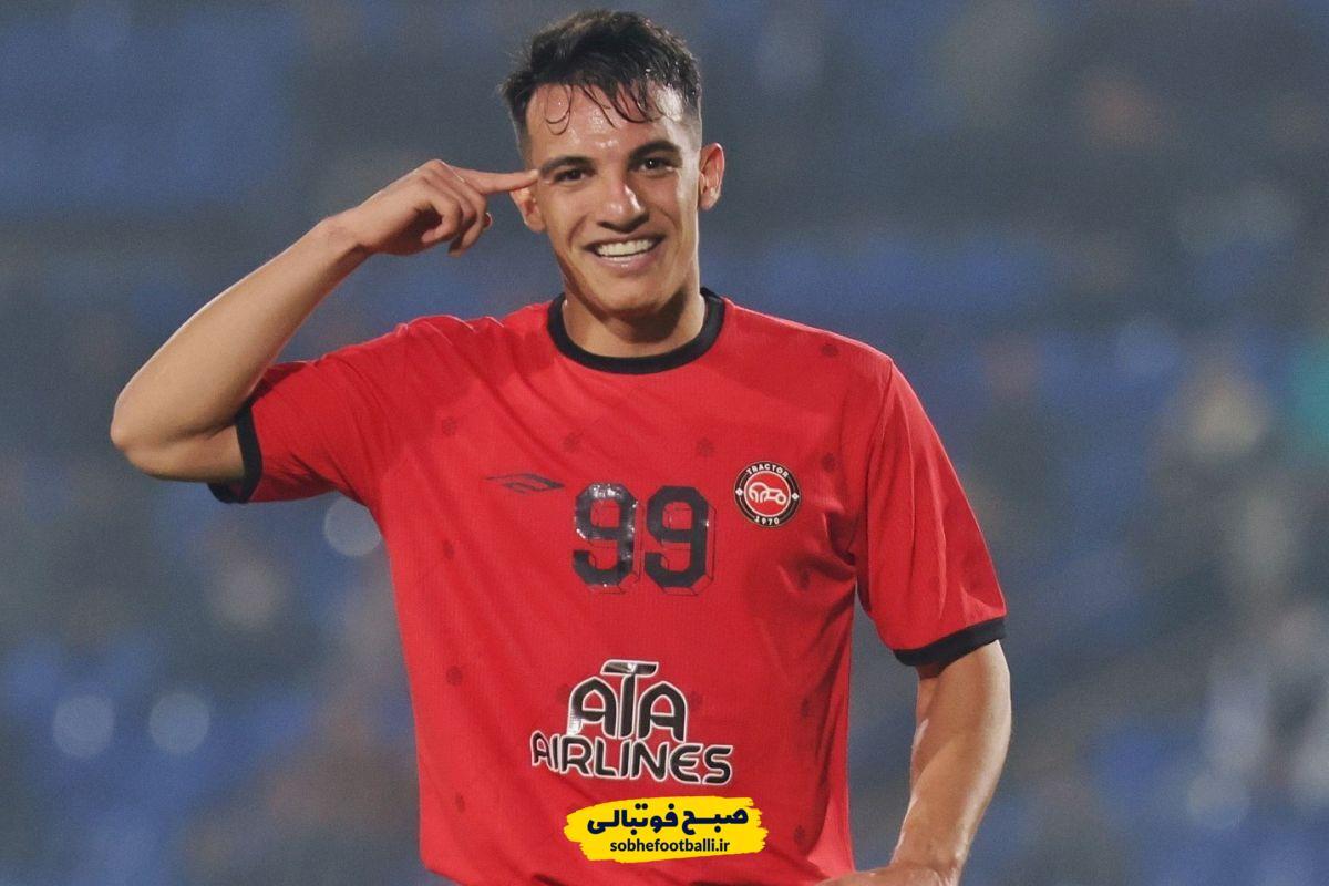 تصویر خبر رکورد جهانی مهاجم تراکتور در بازی پرسپولیس