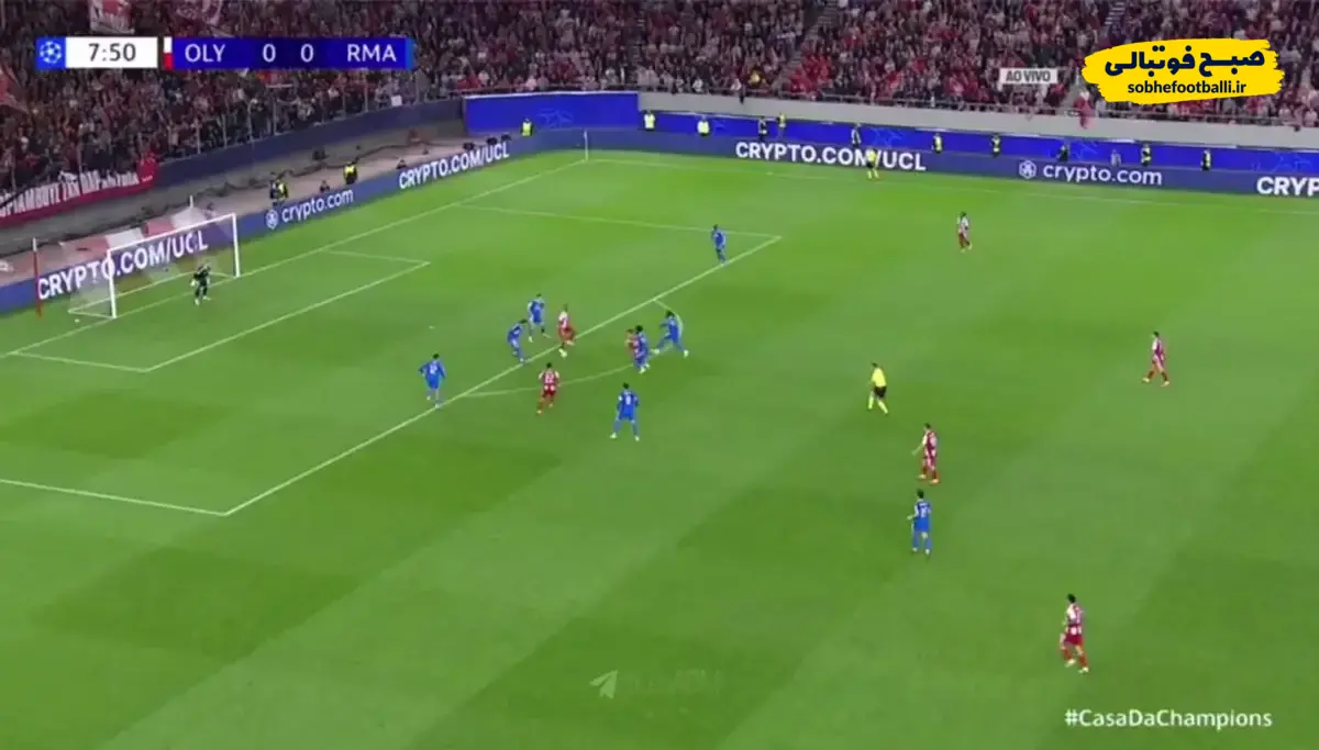 تصویر خبر گل اول المپیاکوس به رئال مادرید توسط چیکینیو ۸