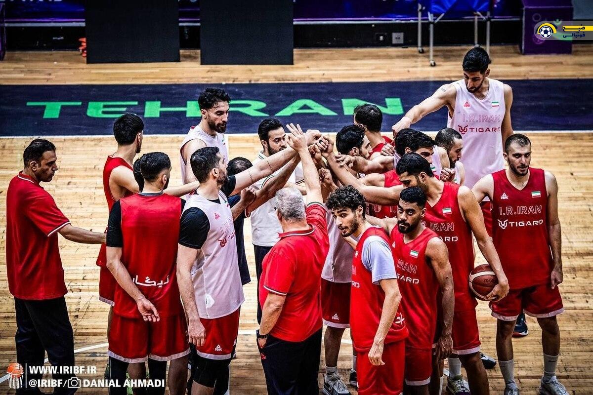 پیروزی پرگل ایران در دیدار رفت انتخابی جام جهانی بسکتبال