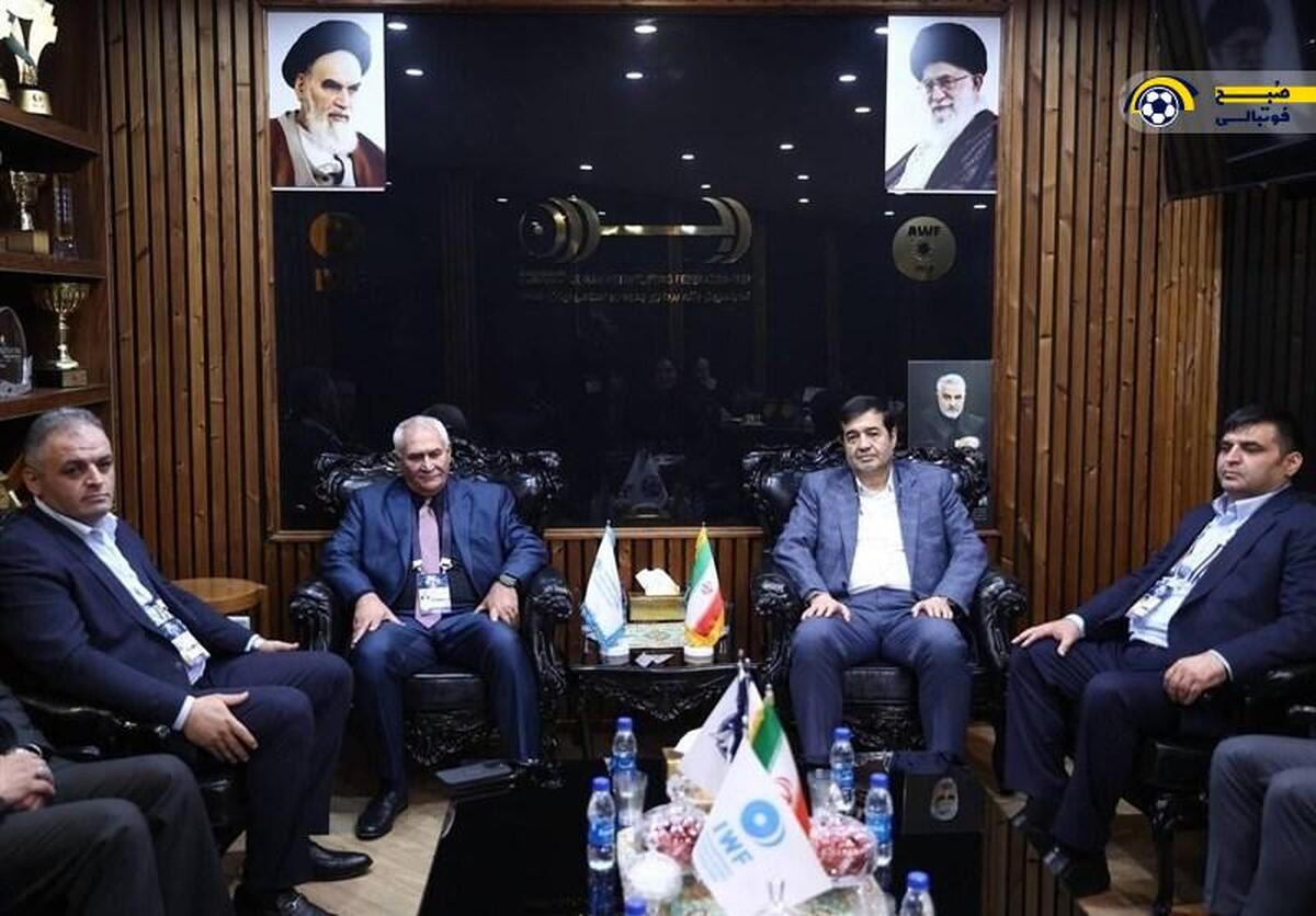 دیدار تاریخی در تهران؛ رئیس فدراسیون جهانی وزنه‌برداری پای میز مذاکره با ایران