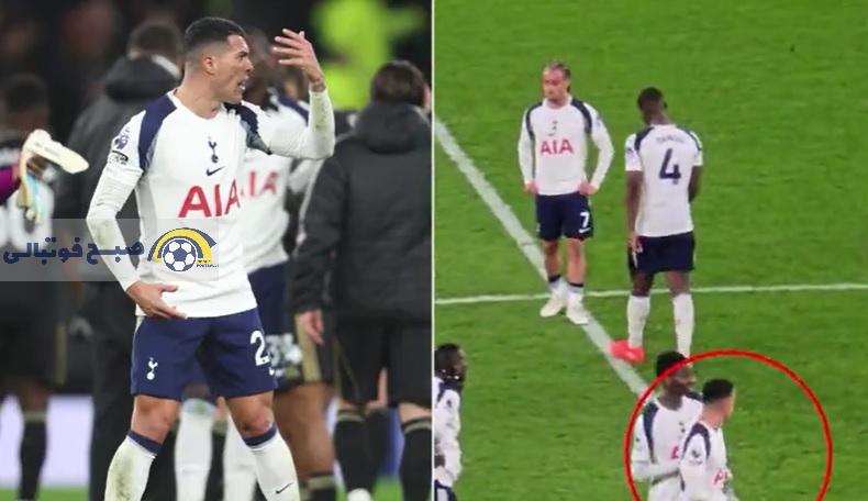 رفتار جنجالی پدرو پورو پس از شکست خانگی تاتنهام مقابل فولام +عکس