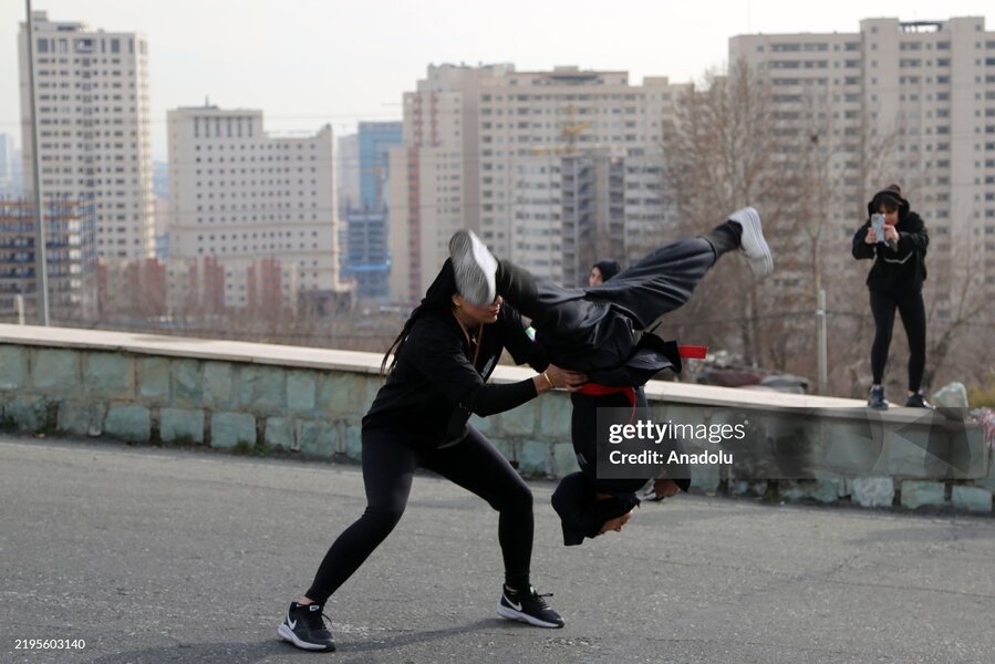 تصاویر دیدنی از دختران بدلکار ایرانی