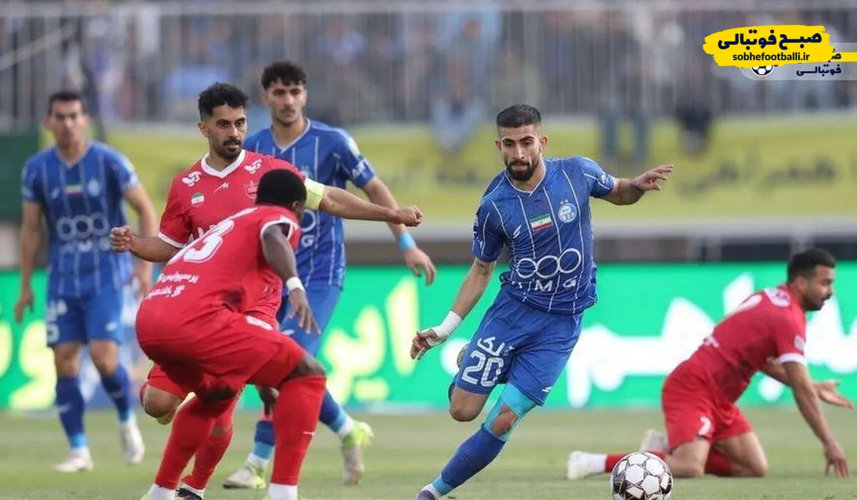 آمار نیمه اول دربی: مالکیت توپ پرسپولیس و شوت&zwnj;های بیشتر استقلال
