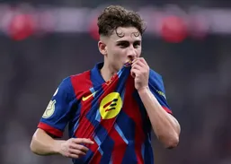 گل اول بارسلونا به ختافه (لوپز)