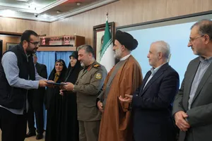 تقدیر رئیس بنیاد شهید از مدیران &laquo;ایران سامانه&raquo; در مراسم رونمایی