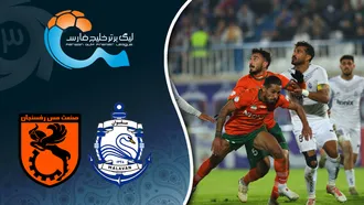 خلاصه بازی ملوان ۲ - مس رفسنجان ۱ کلیگ برتر ایران - هفته ۱۲