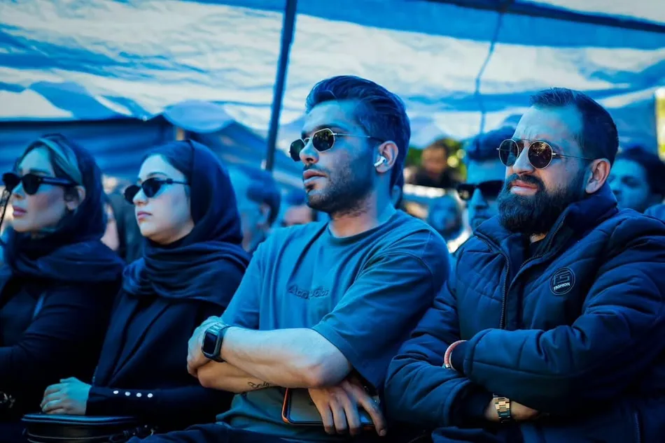 مراسم چهلم حمید هیراد