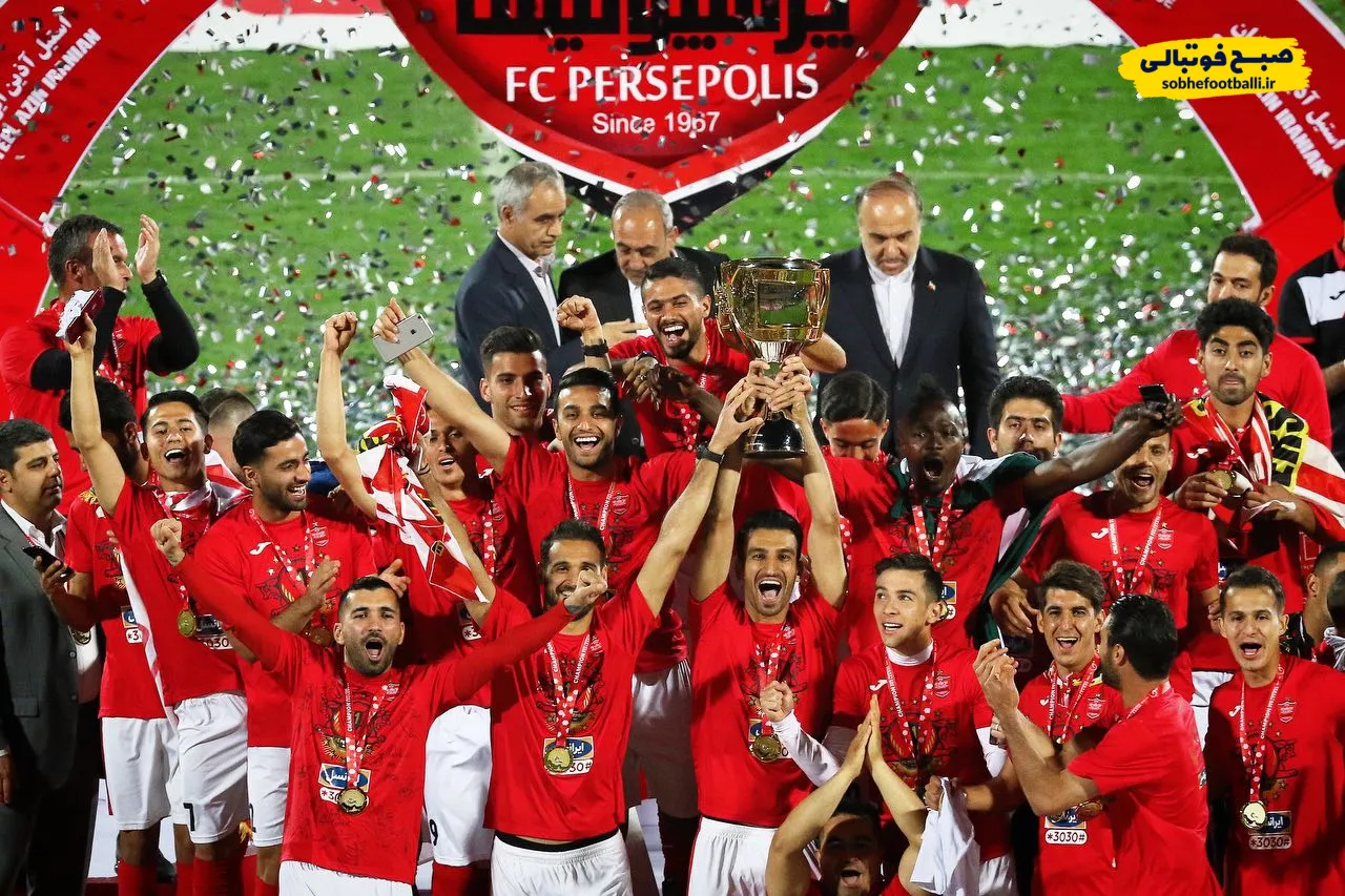 جشن قهرمانی پرسپولیس در لیگ برتر ایران