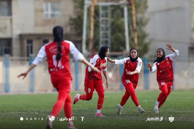 بازیکنان تیم فوتبال زنان پرسپولیس