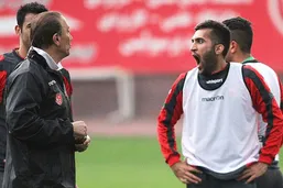ماجرای خمیازه معروف پیام صادقیان سر تمرین پرسپولیس