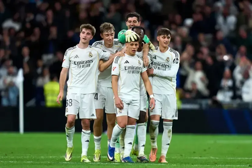 شادی گل رئال مادرید به لچه توسط آردا گولر