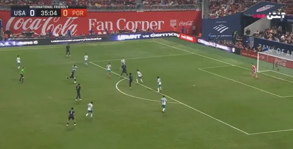 خلاصه بازی آمریکا ۰ - پرتغال ۲