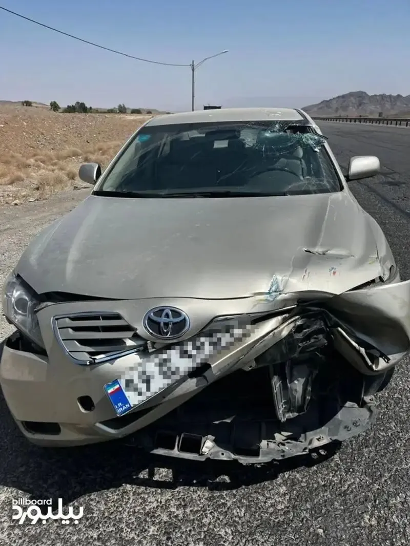 تصادف شدید علیرضا افتحاری