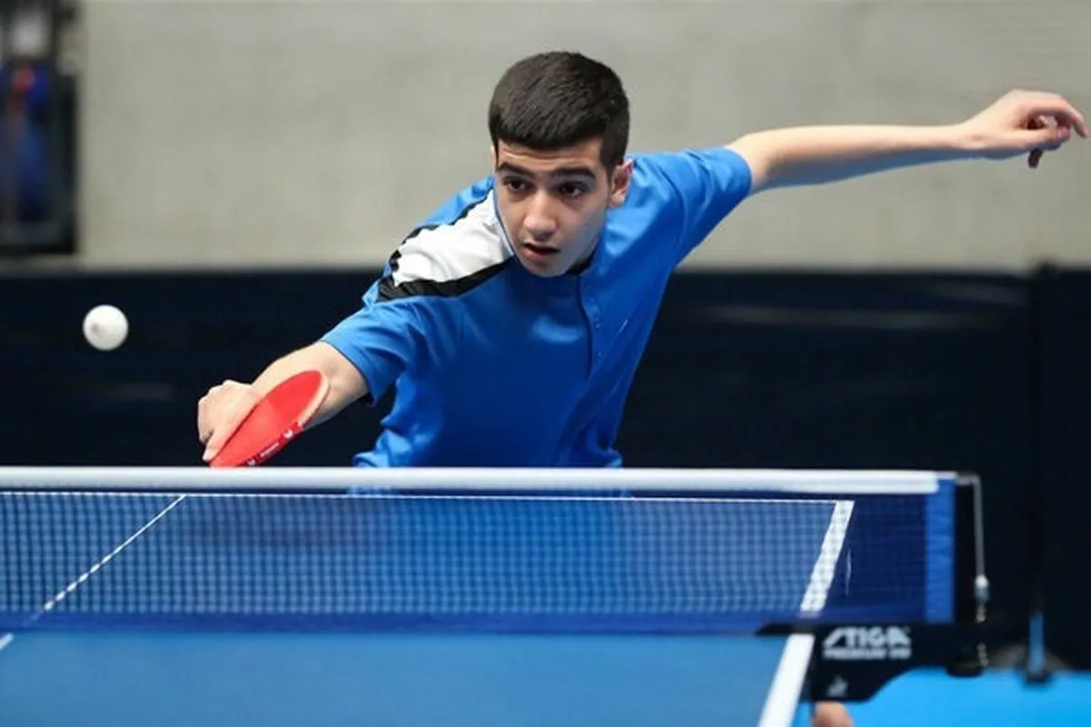 باخت نفر دوم تنیس روی میز جهان مقابل نابغه ۱۶ ساله ایران