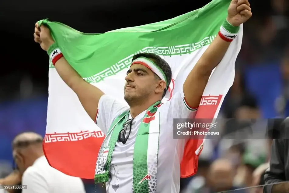 هواداران تیم ملی ایران در دیدار مقابل بلژیک