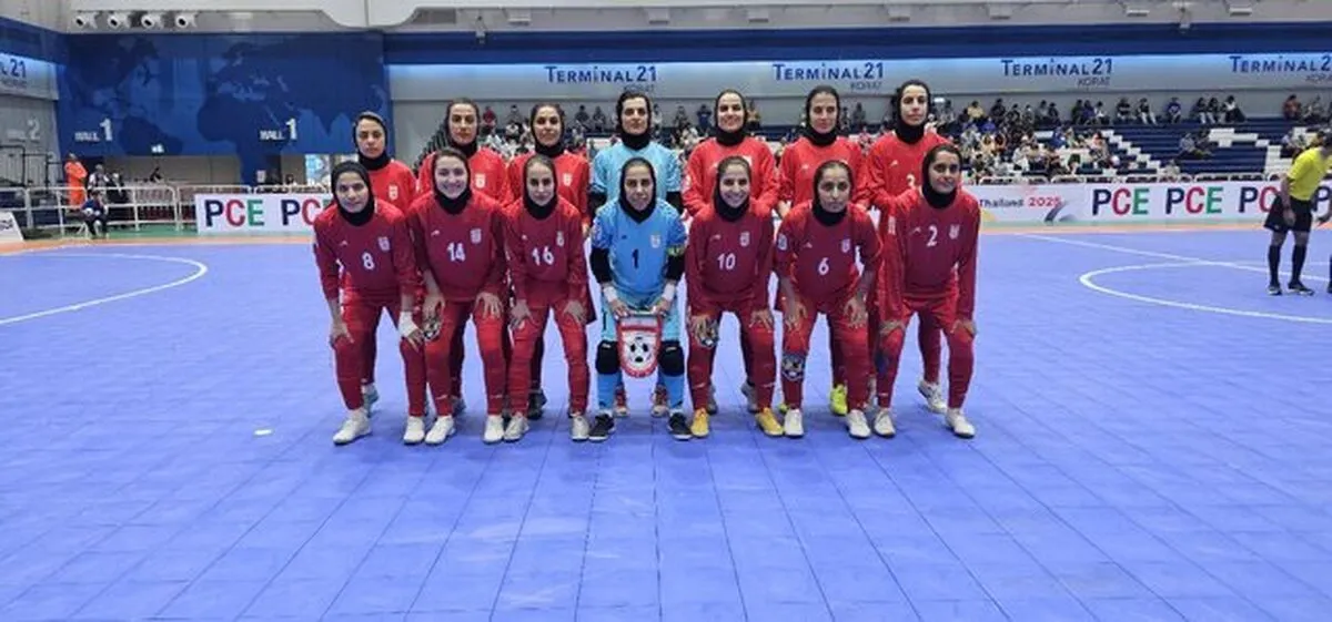 نایب قهرمانی فوتسال زنان در تورنمنت تایلند
