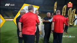 بی&zwnj;اعتنایی و دست ندادن عامدانه اسکوچیچ با مهدی تاج در جشن قهرمانی تراکتور در سوپرجام!