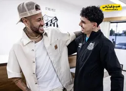 دیدار احساسی؛ نیمار دوباره بعد ۱۳ سال ماتئوس را در سانتوس ملاقات کرد