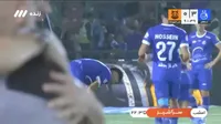 گل چهارم استقلال مقابل مس شهر بابک توسط اسماعیل قلی زاده