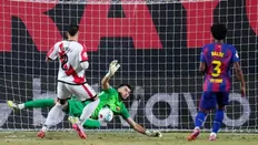 تصویر خبر سوپر واکنش&zwnj;های گارسیا؛ ناجی بارسلونا برابر رایووایکانو