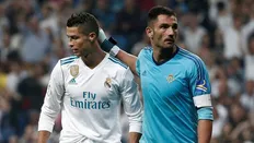 آنتونی آدان در کنار کریستیانو رونالدو