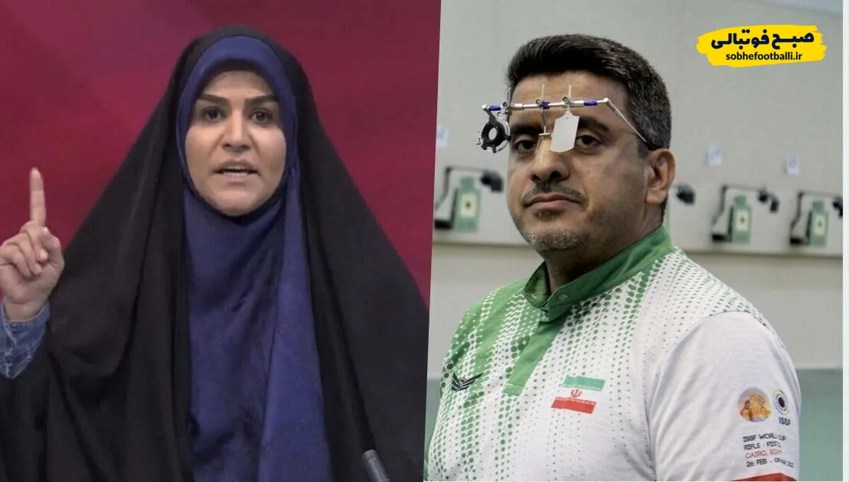 قهرمان المپیک، مدالش را به سحر امامی تقدیم کرد!
