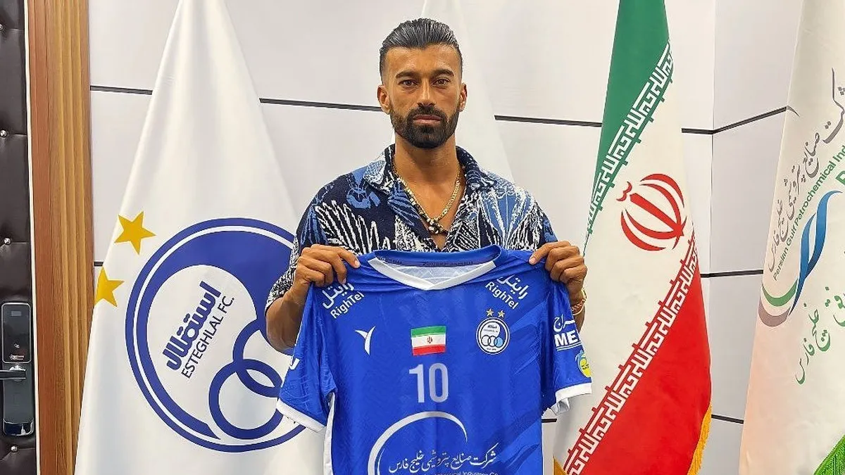 رامین رضاییان ۵۰ بازی با پیراهن استقلال را کامل کرد