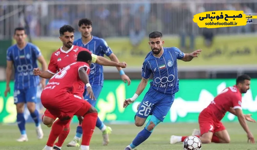 آمار نیمه اول دربی: مالکیت توپ پرسپولیس و شوت&zwnj;های بیشتر استقلال