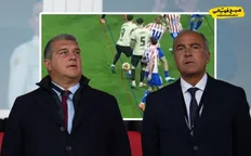 کارشناسی داوری بازی اتلتیکو و بارسلونا: این بازیکن باید اخراج می&zwnj;شد | یه گل هم سوخت