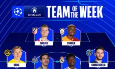 تصویر خبر تیم منتخب دور برگشت پلی&zwnj;آف لیگ قهرمانان اروپا؛ درخشش شوامنی و اوسیمن در جمع برترین&zwnj;ها