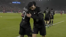 شادی بعد از گل عثمان دمبله