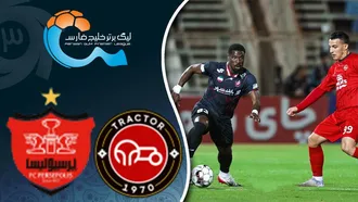 خلاصه بازی تراکتور ۱ - پرسپولیس ۱؛ لیگ برتر ایران ۱۴۰۴/۰۵ - هفته ۹